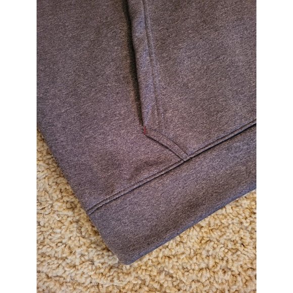 STANFORD CARDINAL University Gray & RED Hoodie Pullover Embroidered Size XXL - Picture 4 of 13